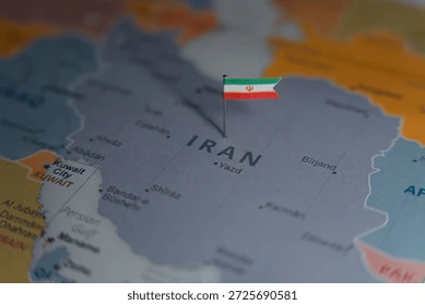 iran-flag-pinned-on-political-260nw-2725690581